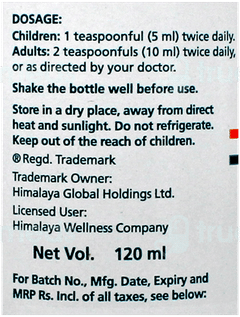 Himalaya Talekt Syrup 120Ml Himalaya Talekt Syrup 120Ml